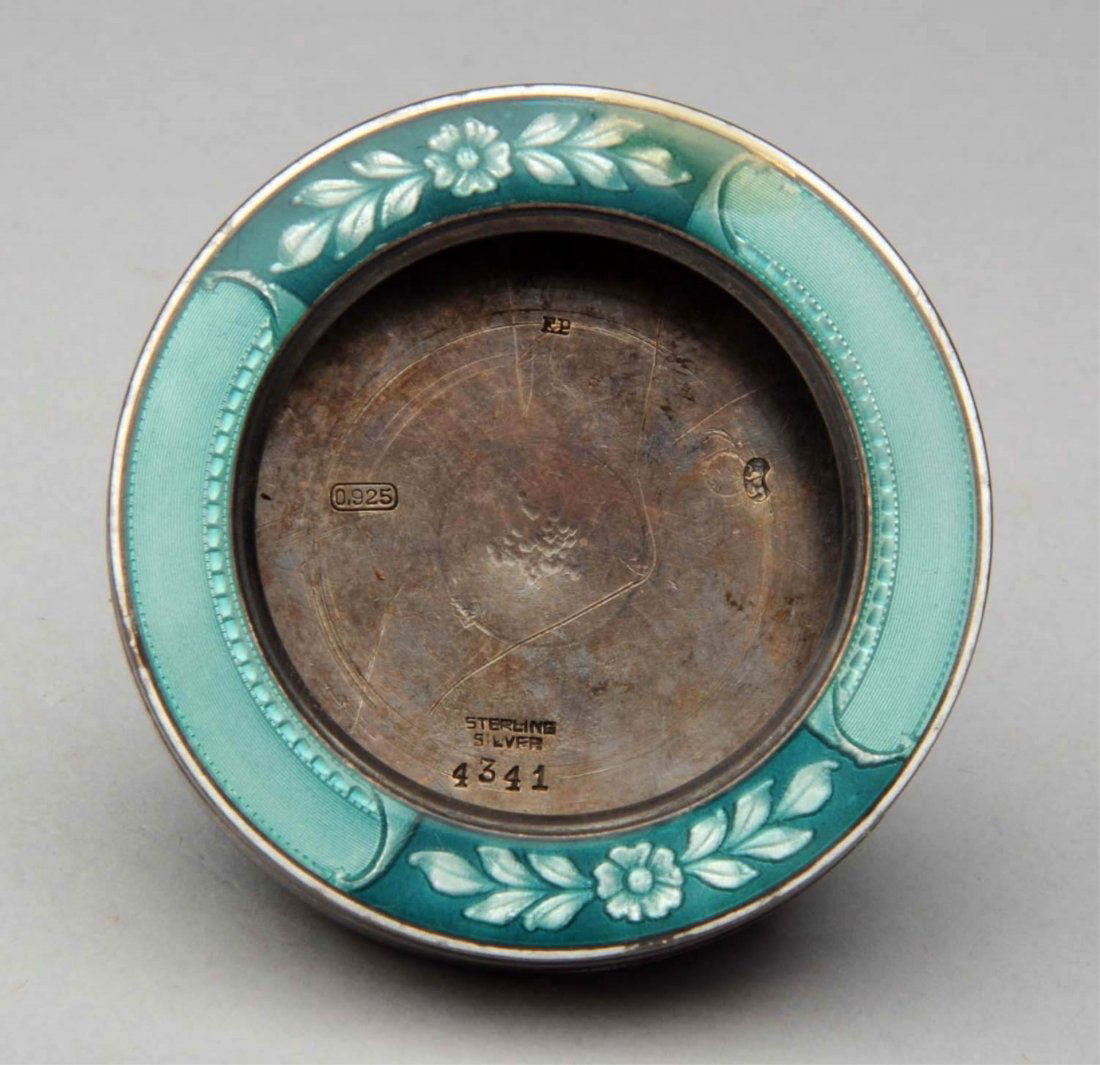 Silver Enamel Miniature Frame. (1 of 2)