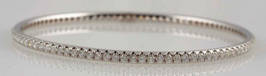 2.00 ct. Diamond & 14k Bangle. (1 of 4)