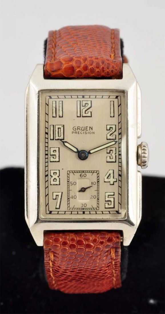 Gruen Precision 14k White Gold Watch. (1 of 4)
