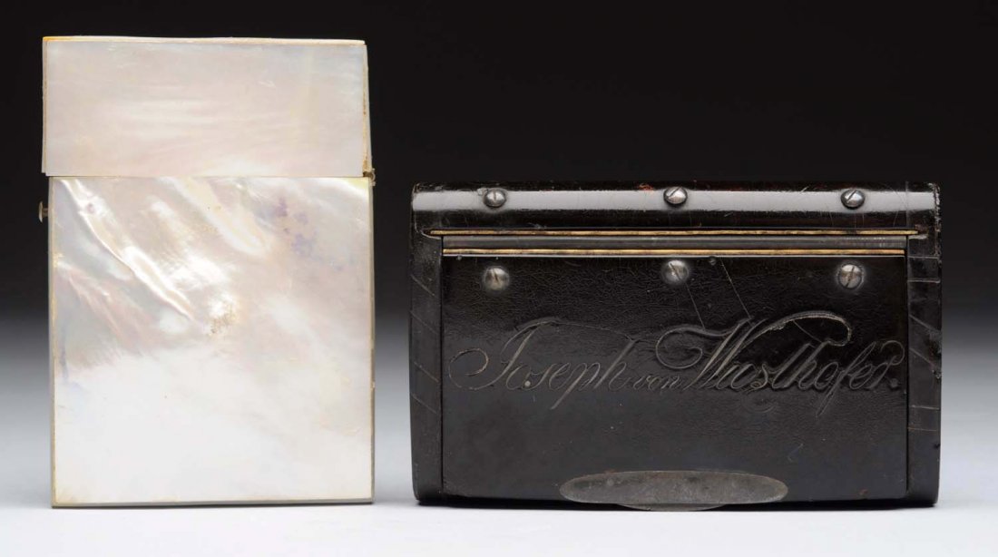 Lot Of 2: Card Cases. (1 of 2)