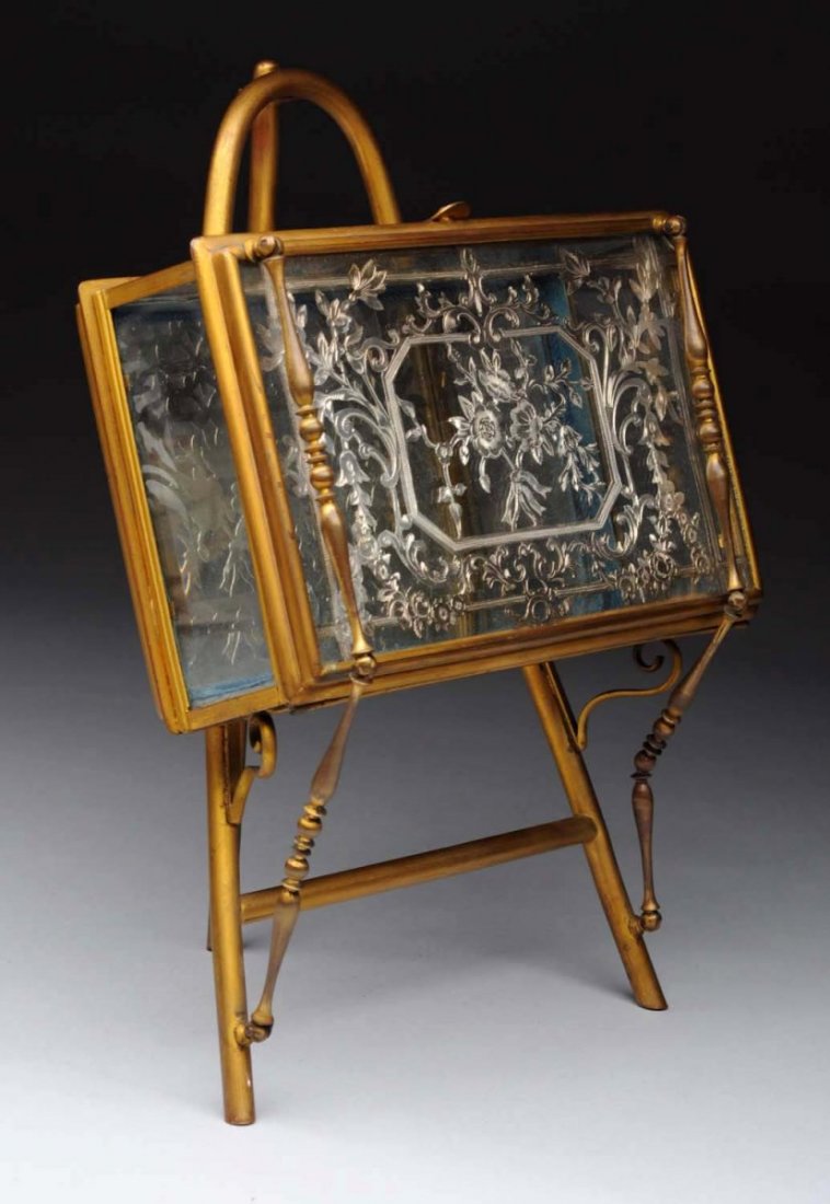 Unusual Bronze & Glass Display Box. (1 of 2)