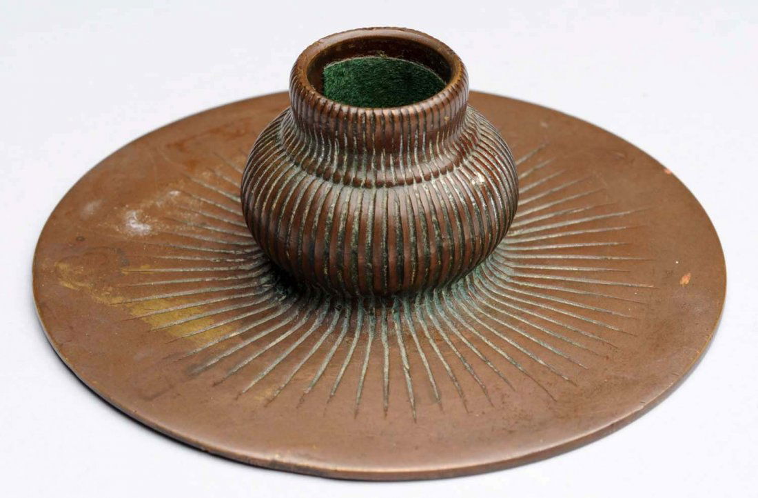 Tiffany Studio Bronze Base. (1 of 3)