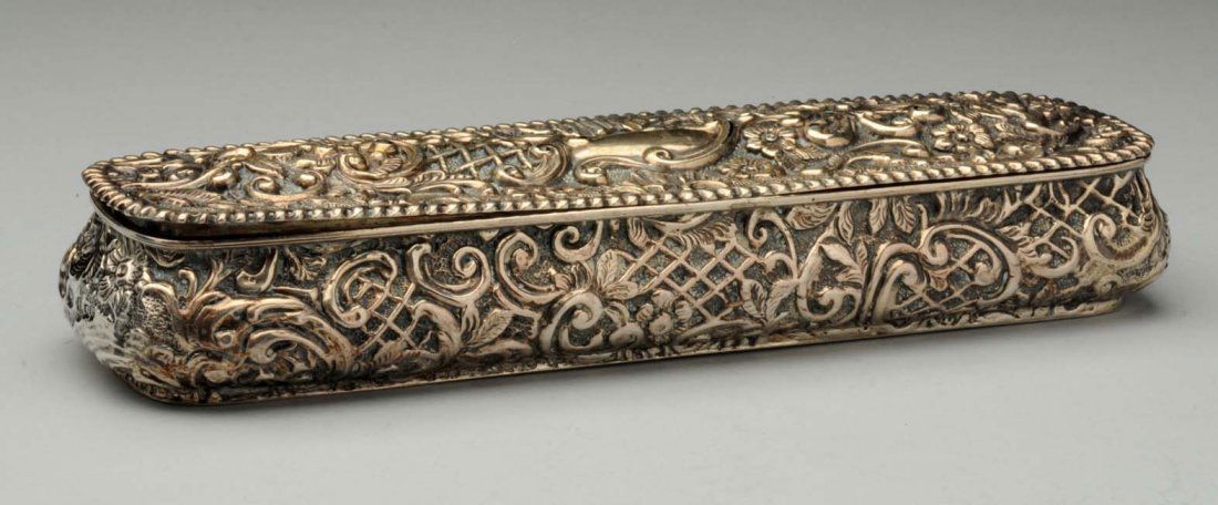 English Silver Box. (1 of 4)