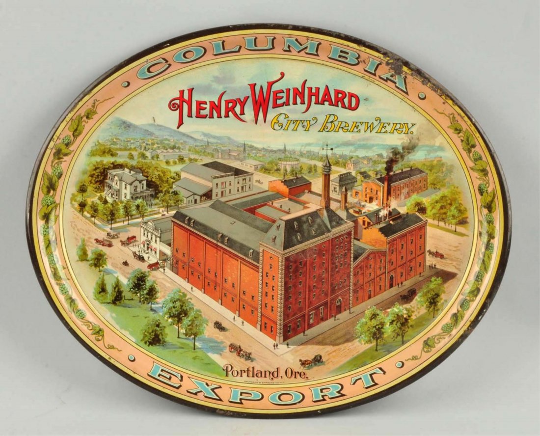 Columbia Export Beer Advertising Tray. (1 of 2)