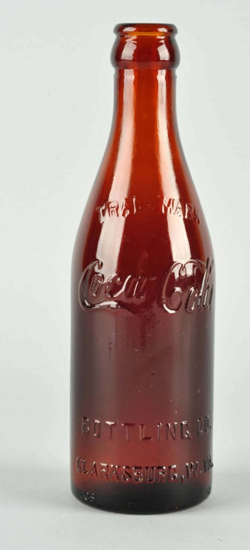 Early Brown Coca-Cola Bottle from Clarksburg W. Va (1 of 5)