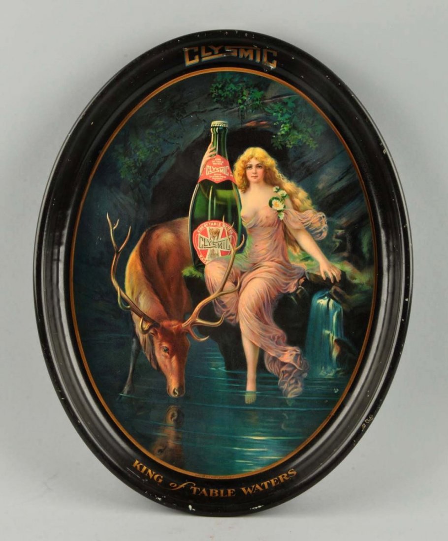 Clysmic Table Waters Advertising Tray. (1 of 2)