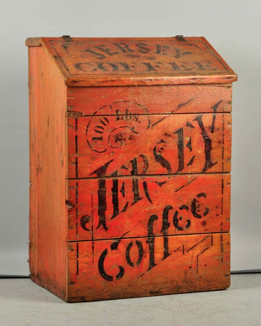 Large Jersey Coffee 100lb. Storage Container. (1 of 4)