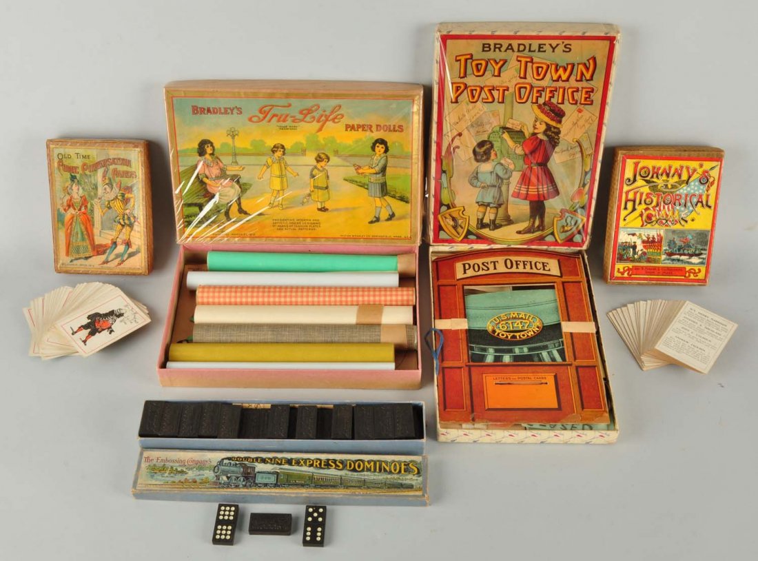 Lot of 5: Early Boxed Games. (1 of 2)