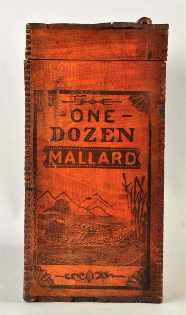 Acme Folding Duck Decoy Wooden Box. - 4