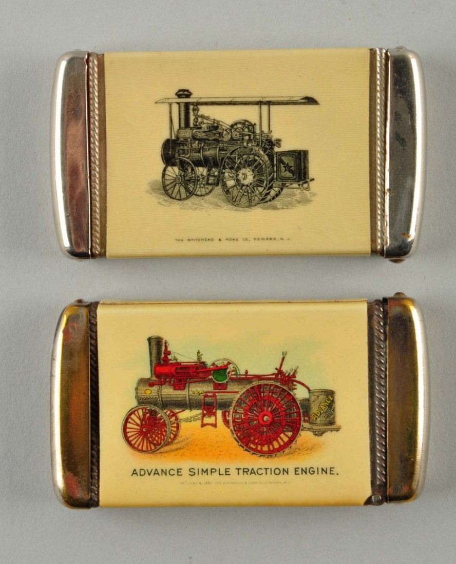 Lot of 2: Farming Related Celluloid Match Safes. (1 of 3)