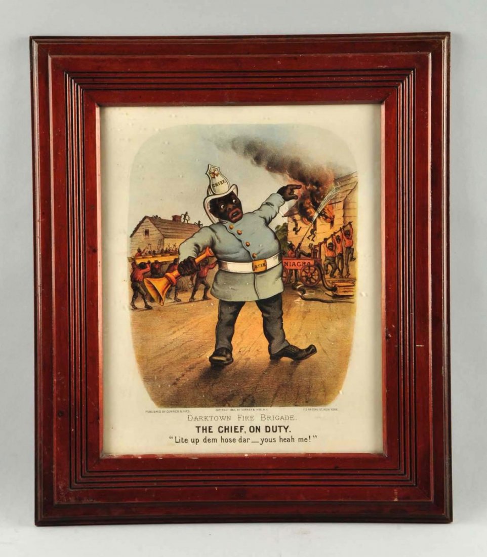 Darktown Fire Brigade Fire Poster. (1 of 1)