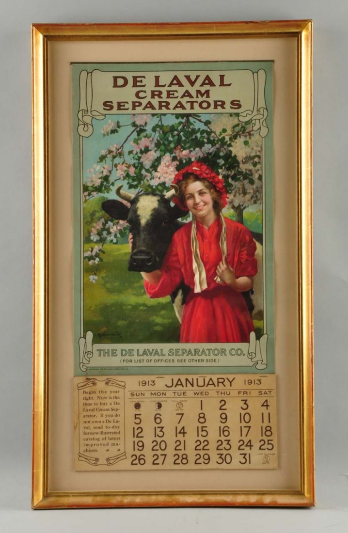 De Laval Cream Separators Advertising Calendar. (1 of 1)