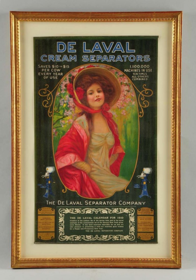 De Laval Cream Separators 1910 Advertising Poster. (1 of 1)