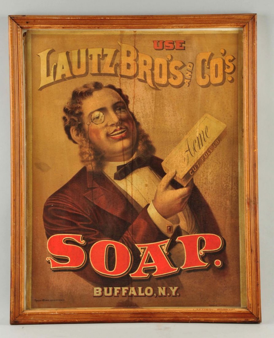 Lautz Bro's & Co's Soap Paper Sign. (1 of 5)