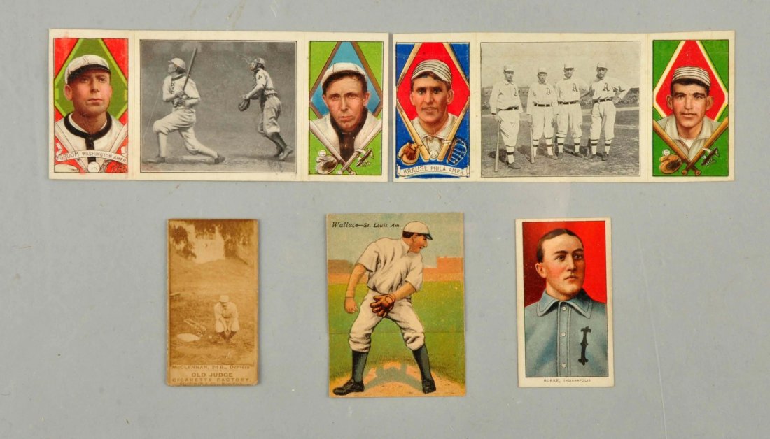 Lot of 5: Early American Made Baseball Cards. (1 of 4)