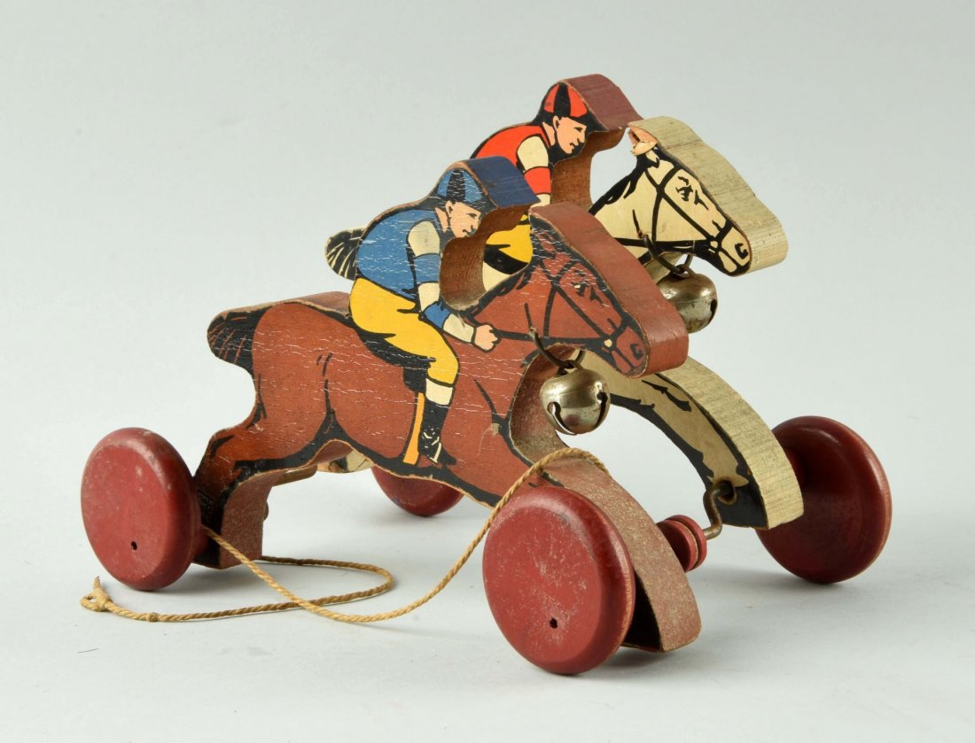 Fisher Price Paper on Wood No. 760 Racing Pony. (1 of 2)