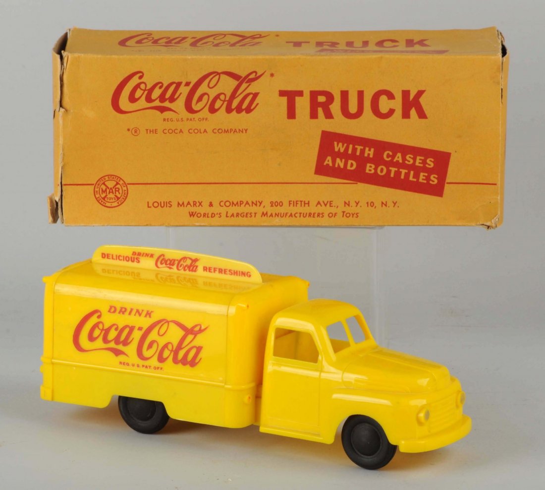 Marx Plastic Ford Coca-Cola Delivery Truck. (1 of 2)