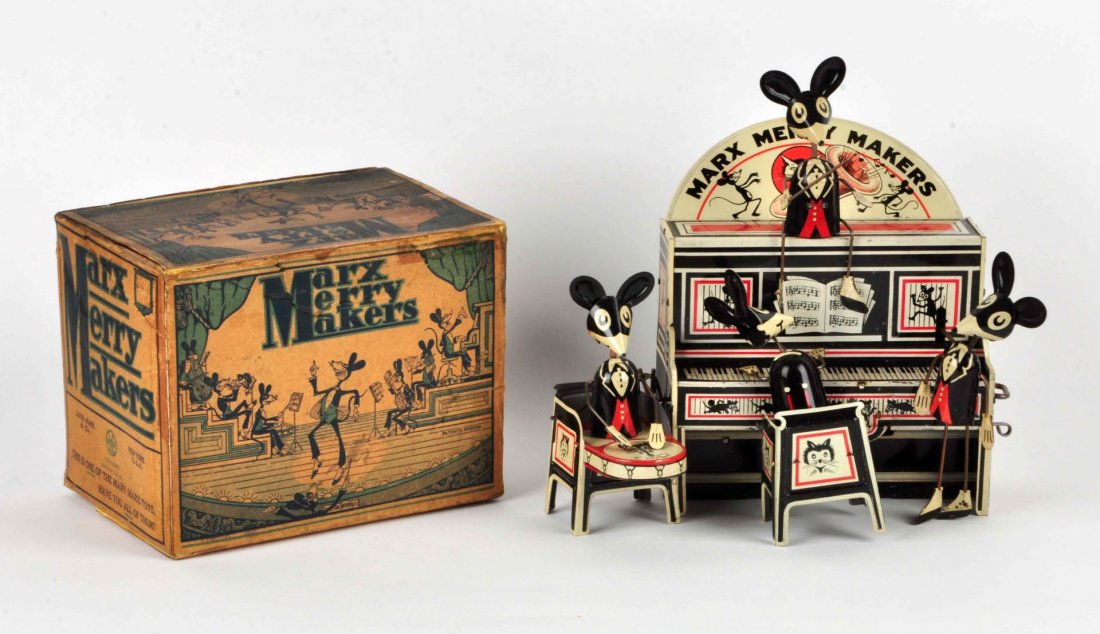 Marx Tin Litho Wind-Up Merry Makers Band. (1 of 1)