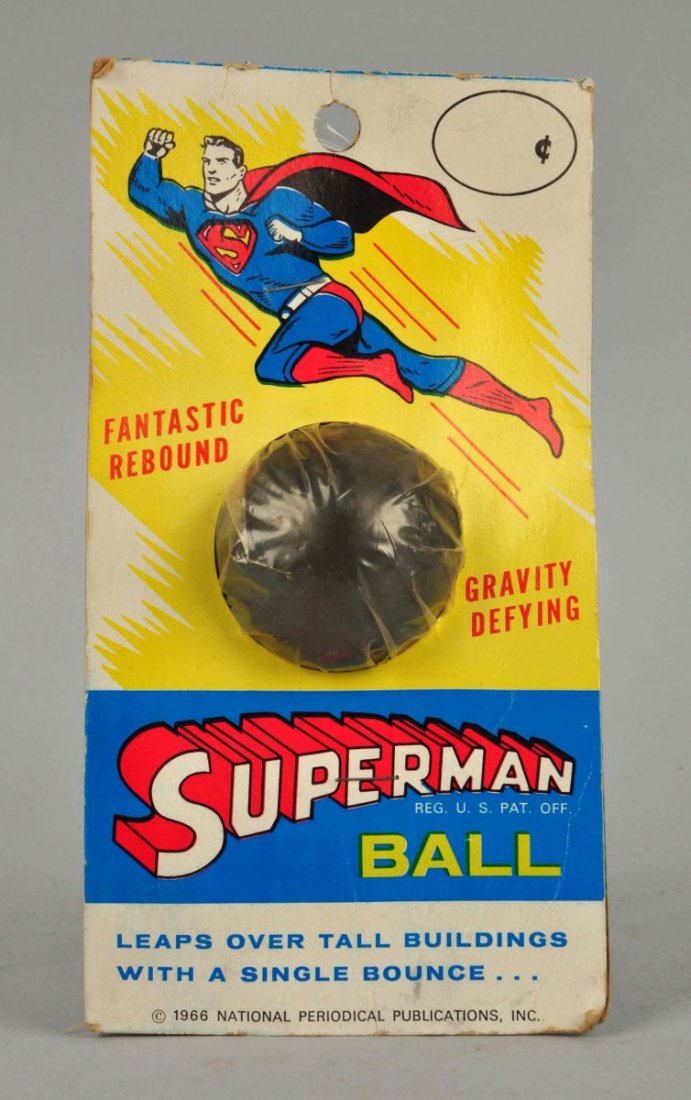 Scarce Superman Rubber Ball. (1 of 2)