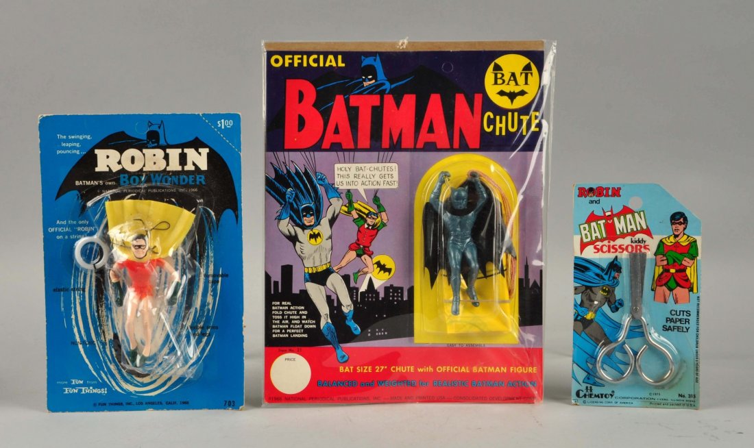 Lot of 3: Vintage Batman & Robin Items. (1 of 1)