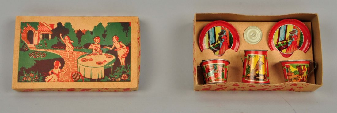 Ohio Art Little Red Riding Hood Tea Set. (1 of 4)
