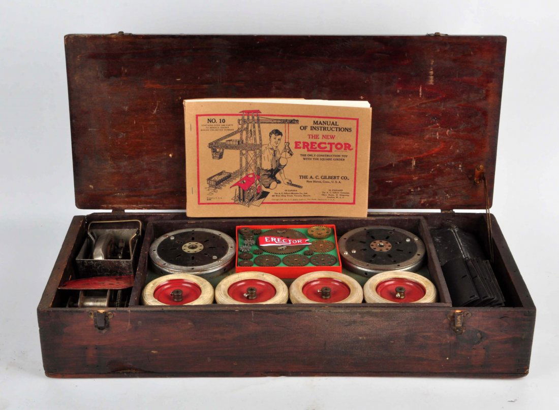 A.C. Gilbert 1927 Set No. 8 Erector Trumodel Set. (1 of 6)