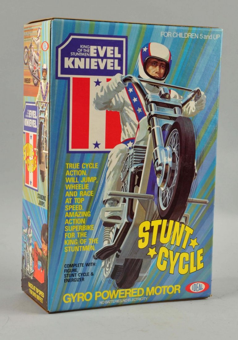 Ideal Evel Knievel "Stunt Cycle". (1 of 3)