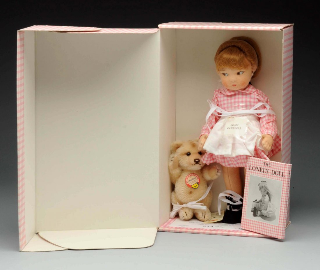 "Edith & Little Bear" Steiff & Haut Melton Set. (1 of 4)