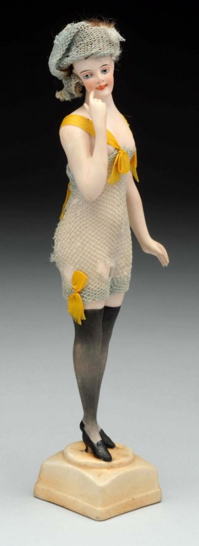 Large German Bisque Wigged Bathing Beauty (1 of 4)