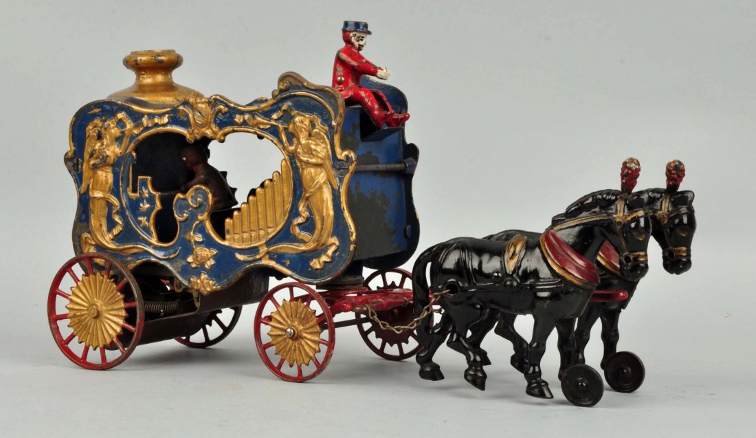 Hubley 1890's Early Mechanical Parade Of Horses. (1 of 5)