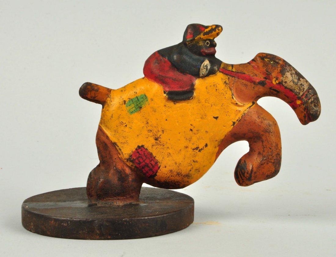 Cast Iron Barney Google & Spark Plug Doorstop. (1 of 2)