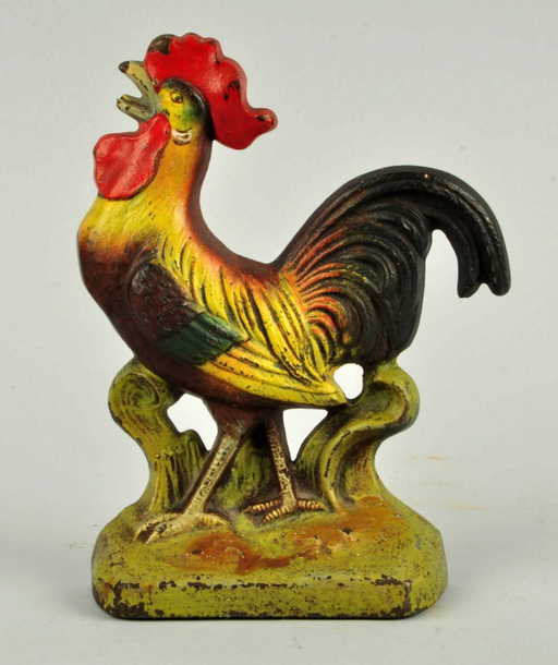 Download Cast Iron Crowing Rooster Doorstop.