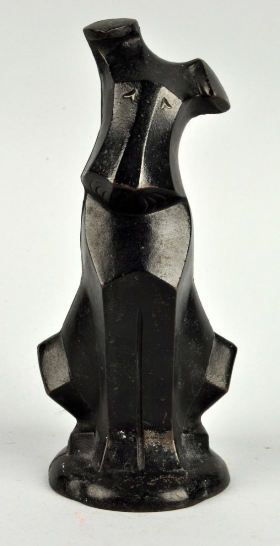 Cast Iron Modernistic Dog Deco Doorstop. (1 of 3)