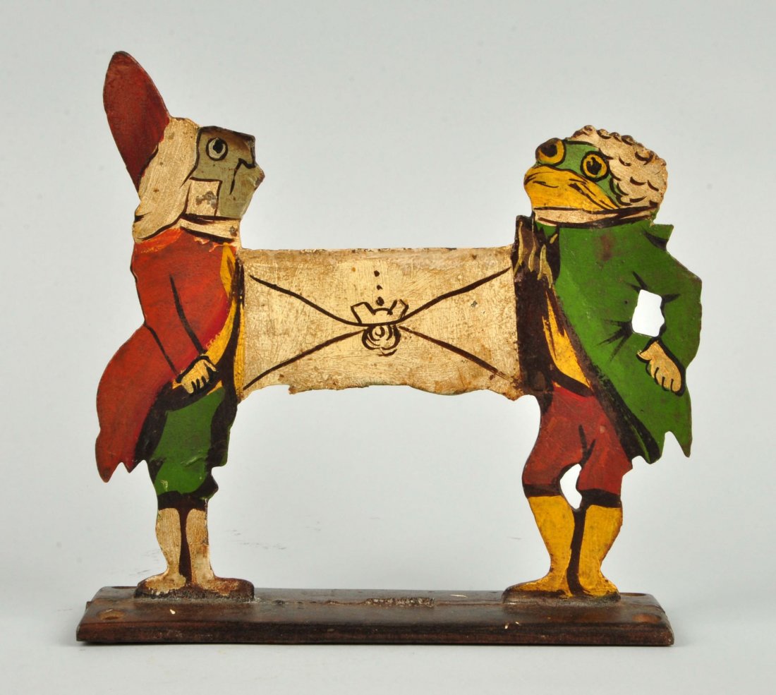 Cast Iron Frog & Rabbit Boot Scraper. (1 of 2)