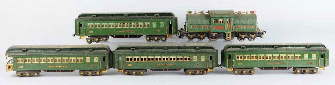 Lot Of 5: Lionel No. 381 Green State Set. (1 of 2)