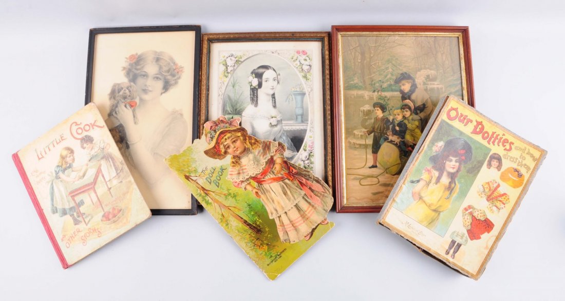 Lot Of 6: Doll Books & Posters. (1 of 1)