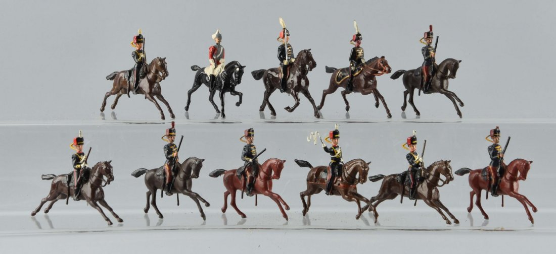 Lot Of 11: Britains Mounted Soldiers. (1 of 1)