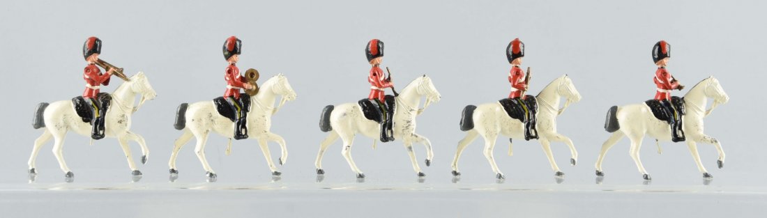 Lot Of 5: Britains Guards Mounted Band. (1 of 1)