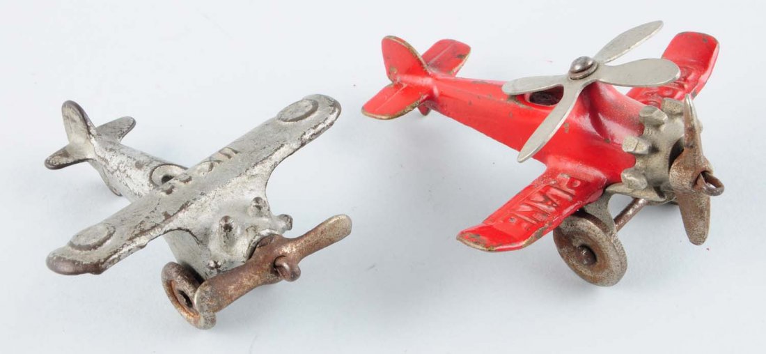 Lot Of 2: Cast Iron Airplanes. (1 of 2)