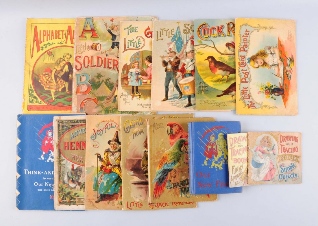 Lot Of 14: McLoughlin Bros. Children's Books. (1 of 1)
