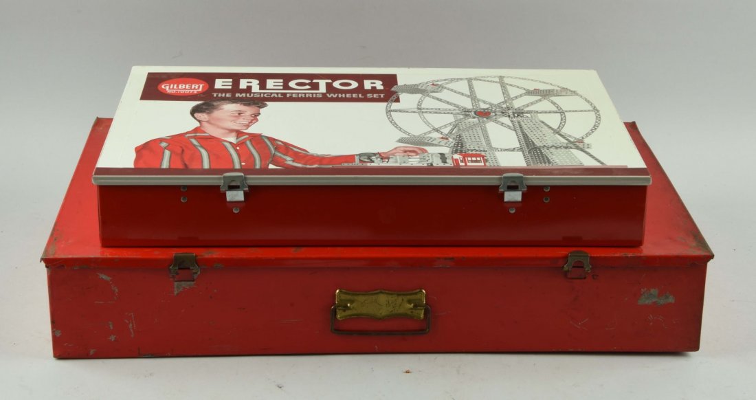Lot Of 2: Ferris Wheel & Robot Erector Sets. (1 of 2)