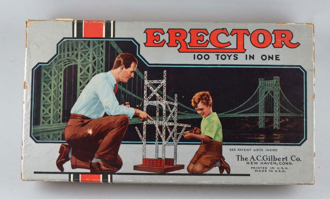 Lot Of 3: Erector Sets In Boxes. (1 of 6)