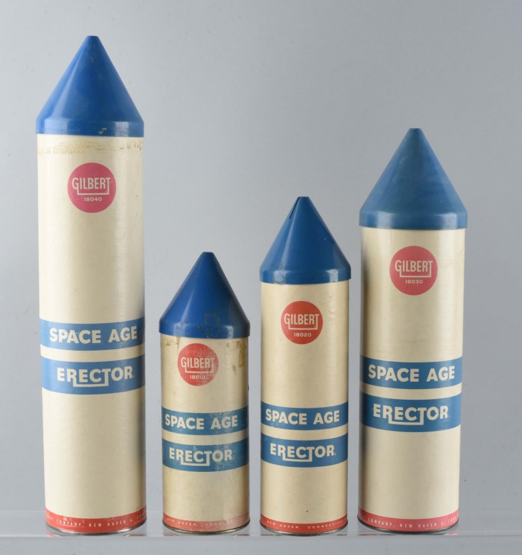 Lot Of 4: Space Age Erector Sets. (1 of 1)