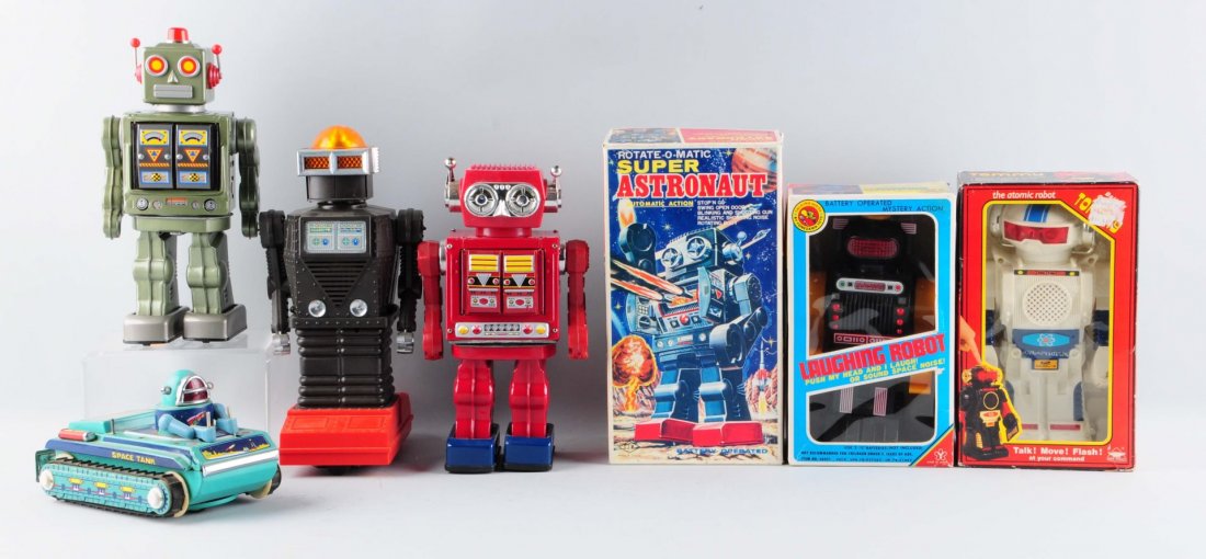 Lot Of 6: Comtemp. Japanese & Chinese Space Toys. (1 of 1)