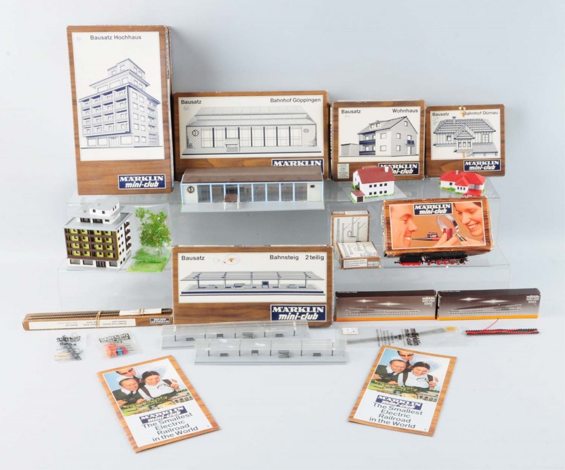 Lot Of Marklin Z Scale Trains and Accessories. (1 of 1)