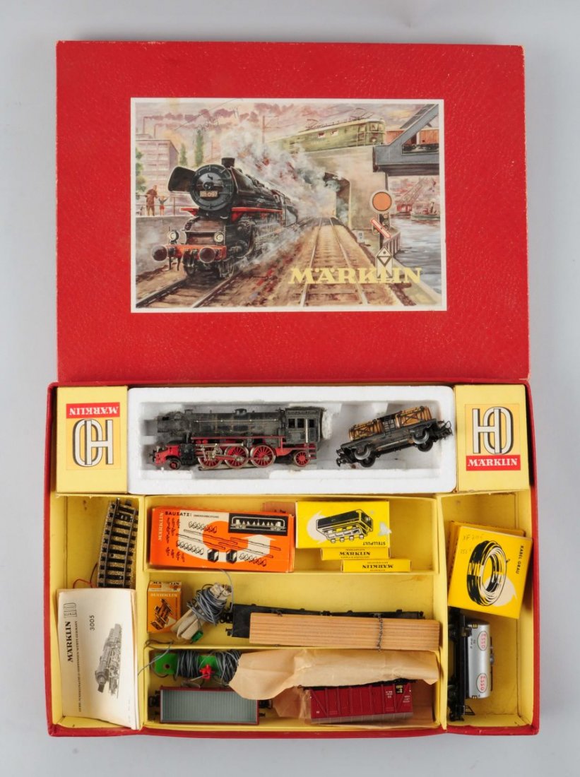 Marklin No. 3105 Set Box W/ Assorted Trains.