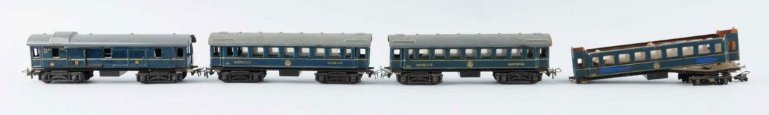 Lot Of 4: Early Post War Marklin Passenger Cars. (1 of 2)