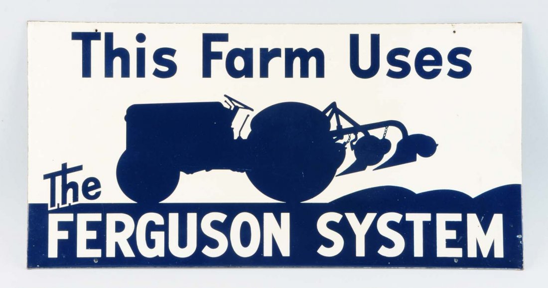 Ferguson System Tin Advertising Sign. (1 of 1)