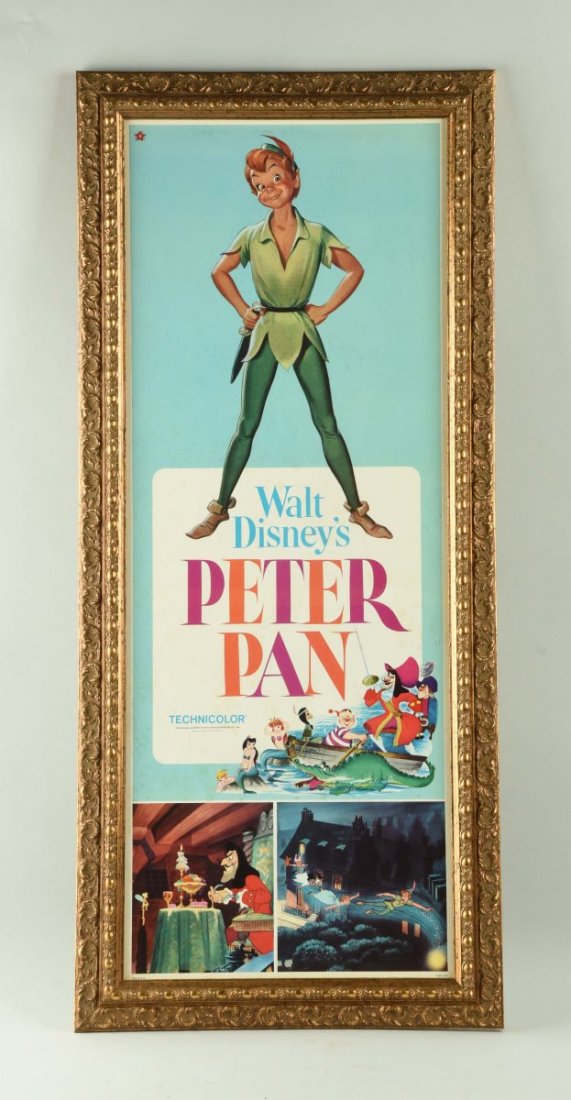 Walt Disney's Peter Pan Advertising Show Card. (1 of 1)