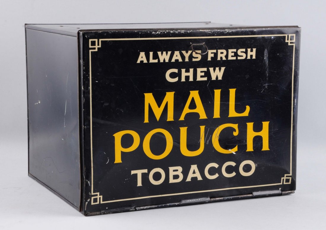 Mail Pouch Tobacco Store Canister. (1 of 2)